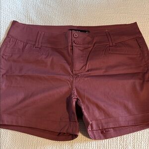 Torrid Women’s Stretch Twill Shorts - Burgundy
